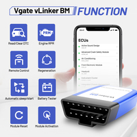 Lector de Códigos OBD2 Vgate VLinker BM con Conexión Inalámbrica BT 3.0 para Android, Escáner de Diagnóstico para Automóviles