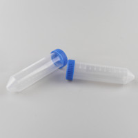 Tubes de centrifugation coniques stériles de 50 ml avec bouchon à vis, sans DNase ni RNase, en polypropylène, pour échantillons
