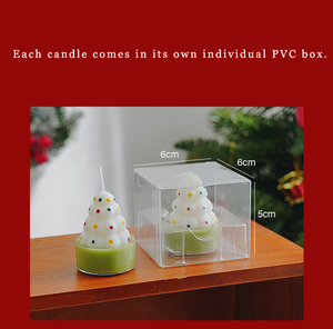 Handmade Eco-Friendly Christmas Scented Tealight Candles Cute Snowman Santa Tree Reindeer Bear Decorative Holiday Party - Product Image 5