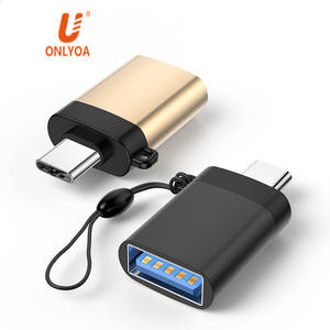 ONLYOA-Adaptador <span class=keywords><strong>de</strong></span> Metal USB 3,1 tipo C OTG, <span class=keywords><strong>convertidor</strong></span> macho <span class=keywords><strong>A</strong></span> USB 3,0 <span class=keywords><strong>A</strong></span> hembra, adaptador con función OTG para Macbook, <span class=keywords><strong>Google</strong></span> Chromebook - Product Image 1