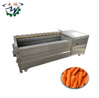 Zhuoyu Automatische Groentenreinigingsmachine voor Kokosnoot, Fruit, Mais, Aardappelen, Zoete Aardappelen, Hoge Efficiëntie, Voedselveilige RVS