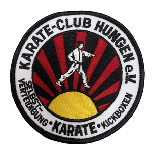 Écussons brodés pour uniformes d'arts martiaux de karaté pour chapeaux - Tissu sergé thermocollant écologique, tailles personnalisées, faible MOQ, fabriqué à Taïwan - Product Image 4