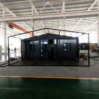 Maison mobile pliable et extensible de luxe en conteneur préfabriqué 20FT 40FT