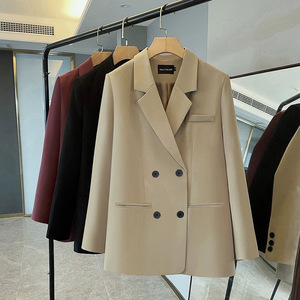 Chaqueta de Traje para <span class=keywords><strong>Mujer</strong></span>, Venta Caliente, Primavera y Otoño, Holgada y Versátil, Cruzada, Casual, Profesional - Product Image 2