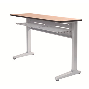 Escritorio escolar Henmei de metal color camel, combinación libre de movimientos para uso en el aula. - Product Image 2