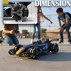 Voiture de course télécommandée Dwi Dowellin RC 4x4 Formule F1 <span class=keywords><strong>Drift</strong></span> Smoke, 2,4 GHz, contrôle gestuel par capteur, course sportive 360° °   Rotation 3 Lumières - Product Image 2
