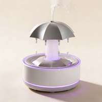 Diffuseur d'aromathérapie écologique coloré en forme de goutte de pluie, humidificateur rotatif à goutte d'eau, télécommande, hydratation liquide pour la maison et le bureau