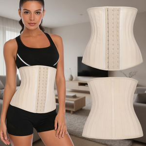 Corset amincissant en latex 25 baleines pour femme, Gaines amincissantes sous la poitrine, Fajas Colombianas, Gaines pour ventre plat, Effet sablier, Corsets - Product Image 1
