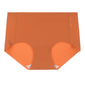 Mutandine senza cuciture da donna in seta di ghiaccio all'ingrosso <span class=keywords><strong>slip</strong></span> <span class=keywords><strong>invisibili</strong></span> in morbido cotone a vita media - Product Image 4