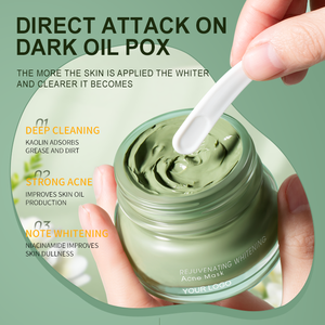 Tous les types de peau équilibrent l'eau et l'huile pores délicats masque facial boue facile à repousser masque d'argile masque facial en gros argile - Product Image 3