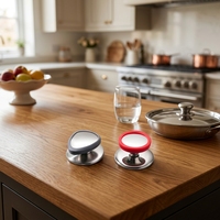 Boutons et couvercles de cuisine en acier inoxydable personnalisés par l'usine Guanrun, écologiques, résistants à la chaleur, antidérapants et durables, adaptés au four