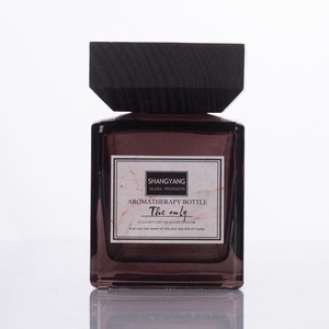 Bouteille de diffuseur d'aromathérapie en verre de <span class=keywords><strong>parfum</strong></span> de <span class=keywords><strong>parfum</strong></span> noir clair de soulagement de beauté en gros <span class=keywords><strong>50ml</strong></span> 100ml 150ml Échantillons gratuits - Product Image 5