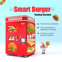 Fabricant chinois TCN, distributeur automatique de hamburgers chauds personnalisés, entièrement automatique