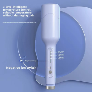 Rizador de Pelo Eléctrico Portátil de 28 mm, Calentamiento Rápido, Ondas Profundas, Pantalla LED de Temperatura, Calentador PTC Ajustable de 4 Niveles - Product Image 5