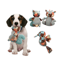 Famipet Fabricant de jouets pour chiens en peluche doux et moelleux avec des motifs personnalisés d'oiseaux, de cerfs et d'écureuils