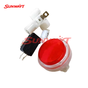 Botón pulsador transparente redondo de 45 mm para máquina de garras y máquina expendedora - Product Image 6