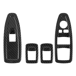 Car Window Lift <b>Switch</b> Frame Cover Carbon Fiber Style ABS Interior Trim Sticker for X1 F48 X2 F47 - Product Image 4