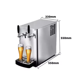 Máquina Dispensadora de <span class=keywords><strong>Cerveza</strong></span> de Barril de 30L con Doble Grifo, Enfriada por Agua, Grado Alimenticio, Salida Estable, Uso Comercial en Múltiples Escenarios - Product Image 2