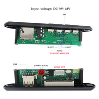 Carte décodeur Bluetooth 5.0 pour lecteur MP3, radio FM, module USB TF AUX 3,5 mm, récepteur Bluetooth, kit voiture, audio V20