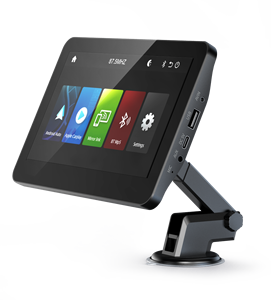 Venta caliente pantalla táctil de 7 pulgadas 360 grados Radio de coche portátil inalámbrico Carplay Android Auto Reverse Video Monitor estéreo de coche - Product Image 2