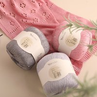 Kemeja Cut-Out Linen musim panas 100% benang wol dengan benang renda payet Laser & manik-manik rami Mohair payet warna-warni