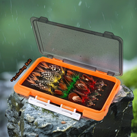 Boîtes de pêche à la mouche SNEDA 80g en gros, 17,5 cm, en PP, étui organisateur pour hameçons, leurres pour la pêche en ruisseau, lac et rivière