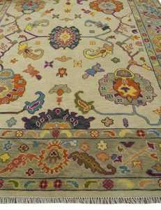 พรมทอมือที่สวยงามแบบพิเศษสำหรับห้องนั่งเล่นห้องน้ำชุดพรมขนสัตว์แบบย้อนยุคสำหรับใช้ในบ้าน - Product Image 1