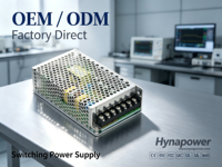 Fuente de Alimentación Conmutada OEM/ODM de 60W, Entrada 90-264Vac, Salida 12V/5A, UL508 CE FCC, para Distribución de Energía en Gabinetes, Hynapower HP-T1205