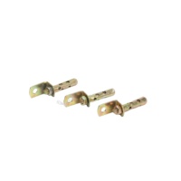 Fixtite – Vis d'ancrage à crochet en L à tête hexagonale, en acier au carbone inoxydable galvanisé argenté, robuste, grade 4.8/6.8/8.8, 30 mm