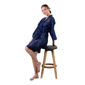 Kimono jetable pour spa, peignoir enveloppant de luxe, non tissé, grande taille pour salon spa beauté - Product Image 6