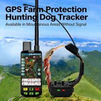 Collier de dressage professionnel pour chien AHGUEP, traceur GPS GSM VHF longue portée, étanche IP67, réseau 4G, Beidou, 7000 mAh, 1 an