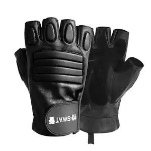 Non Slip Outdoor Sports Mountaineering Fitness Protection Cycling Leather Motorcycle Gloves