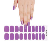 Autocollants d'ongles en gel UV semi-durcis longue durée, très populaires, à presser / Tiktok NG200317/NG200318