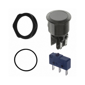 1241.7026.1131000 Push <strong>Button</strong> Switch SPDT On-Mom Anti-Vandal Illuminated Panel Mount Front 1241-7026-1131000 Round <strong>Button</strong> - Product Image 1