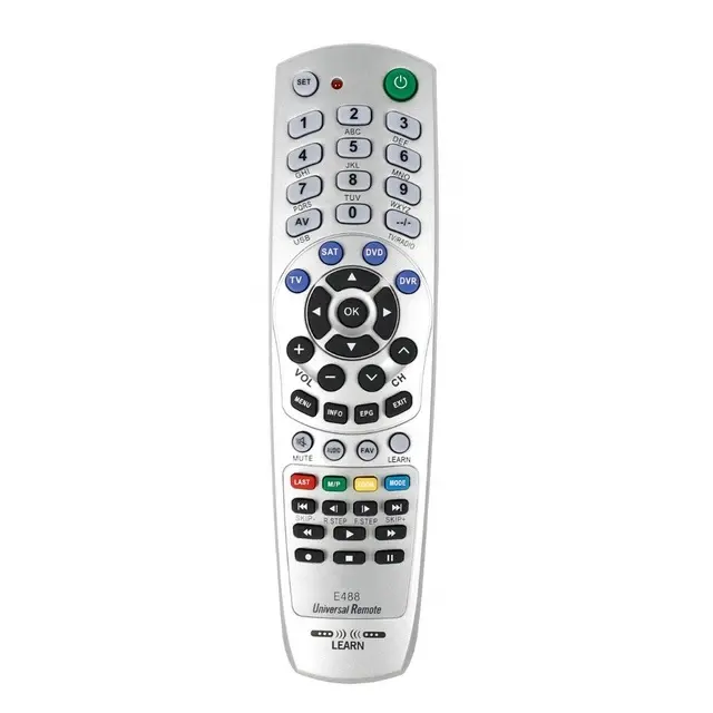 Hostong E488 TV SAT DVD DVR 플레이어 4 장치 컨트롤러 작동 범용 원격 제어