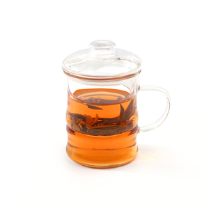 Ad alta forma di bambù vetro borosilicato tazza <span class=keywords><strong>da</strong></span> tè eco-friendly <span class=keywords><strong>infusore</strong></span> per tè <span class=keywords><strong>con</strong></span> vetro riciclabile utensili <span class=keywords><strong>da</strong></span> filtro per gli amanti del tè - Product Image 1