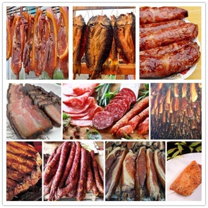 Electric Smoker Smoked 500KG Per Batch Electric Meat Smoker Oven Bacon Smoked Fish Machine