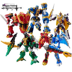 Kelu Long Battle Chronicles Ultimate Edition Robot Transformable et Combinable avec Effets Sonores, Jouet Montre Bague de Combat Bestiaire - Plastique Ages - Product Image 1