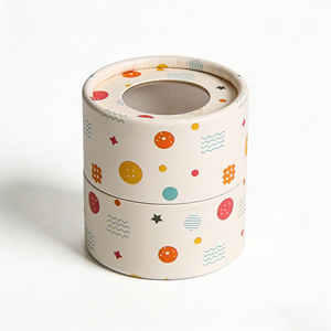 Multi-Use <b>Round</b> Paper <b>Box</b> with Detachable Lid Art Paper Material for Office Supplies Gift Packaging Custom Paper <b>Box</b> - Product Image 4