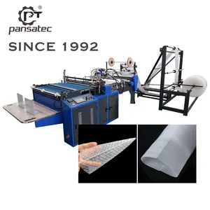 Automatic two sides heat cutting sealing EPE PE foam air bubble bag pouch making machine