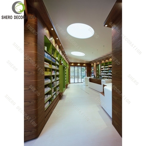 Conception de magasin de pharmacie, comptoir d'exposition personnalisé pour pharmacie, étagères de pharmacie, vitrine en bois pour pharmacie. - Product Image 6