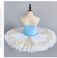 Costume de danse du cygne blanc pour enfants, tenue professionnelle de spectacle de beauté en tulle