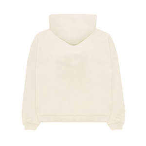 Tuta Sportiva da Uomo in Due Pezzi, Minimalista, con Cappuccio a Doppio Strato, in Pile Spazzolato a Maglia Densa, Colore <span class=keywords><strong>Ecru</strong></span>, Personalizzabile, OEM, Basso MOQ - Product Image 3