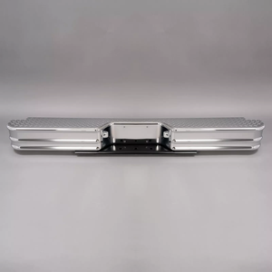 Paraurti Posteriore Universale in Acciaio Cromato con Gradino Diamantato per <span class=keywords><strong>Ford</strong></span> F-150 F-250 F-350 - Product Image 6