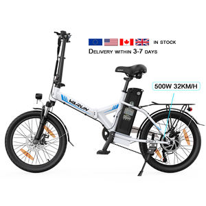 Commande en gros, expédition rapide, VARUN 20 pouces, vélo électrique urbain portable, 500W, haute puissance, autonomie de 60 km, escapades de week-end, femmes, États-Unis, 3 à 7 jours - Product Image 1