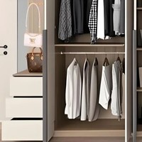 Moderne Minimalistische Intelligente Lichtsensor-Gesteuerte DIY Hotel-Schlafzimmer-Kleiderschrank Umweltfreundlich Langlebig Platzsparend Extragroß Wohnmöbel