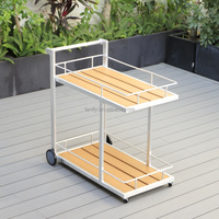 Ensemble de Table en bois, meubles de Bar d'extérieur, Table et chaise de comptoir, pour Restaurant, Patio, jardin