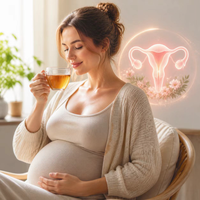 Complément alimentaire naturel pour la fertilité féminine, tisane aromatisée pour l'utérus, tisane pour la préconception, tisane pour la fertilité féminine, tisane pour la grossesse