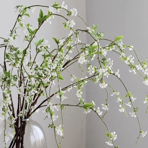 Sang Trọng Nhân Tạo Duy Nhất Thân Cây Chi Nhánh Dài Thân Cây Trắng Tuyết Liễu Hoa Cưới Trang Trí Cho Trang Trí Bên Nhà - Product Image 3