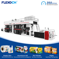Machine d'impression flexographique automatique 4+4 couleurs à impression centrale pour sacs tissés en PP (engrais, ciment, riz, céréales, aliments pour animaux)
